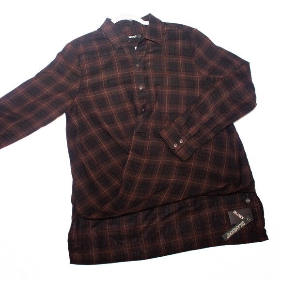 Blank [NYC] Women's Top Long-sleeve Shirt (NWT) Size L - Picture 1 of 4